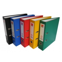 Biblioraft plastifiat 75mm, diverse culori Biblioraft plastifiat 75mm, diverse culori