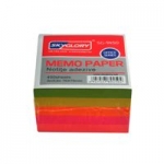 Cub notite adezive 76x76mm,4culori,400file