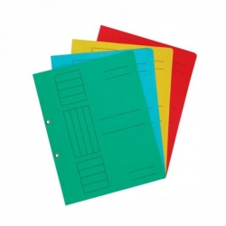 Dosar carton color cu capse 1/1